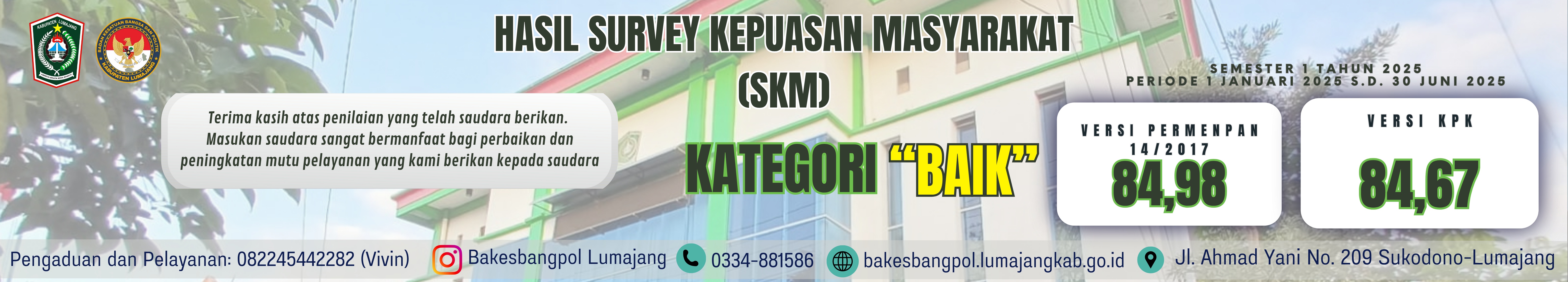 Hasil SKM Semester 1 tahun 2025