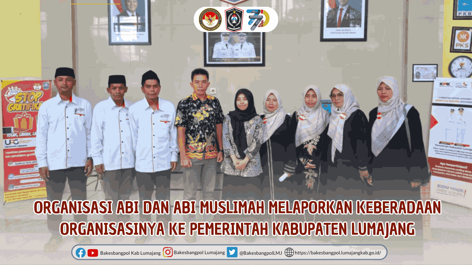 ABI dan Muslimah Ahlulbait Indonesia Laporkan Organisasi ke Bakesbangpol Lumajang