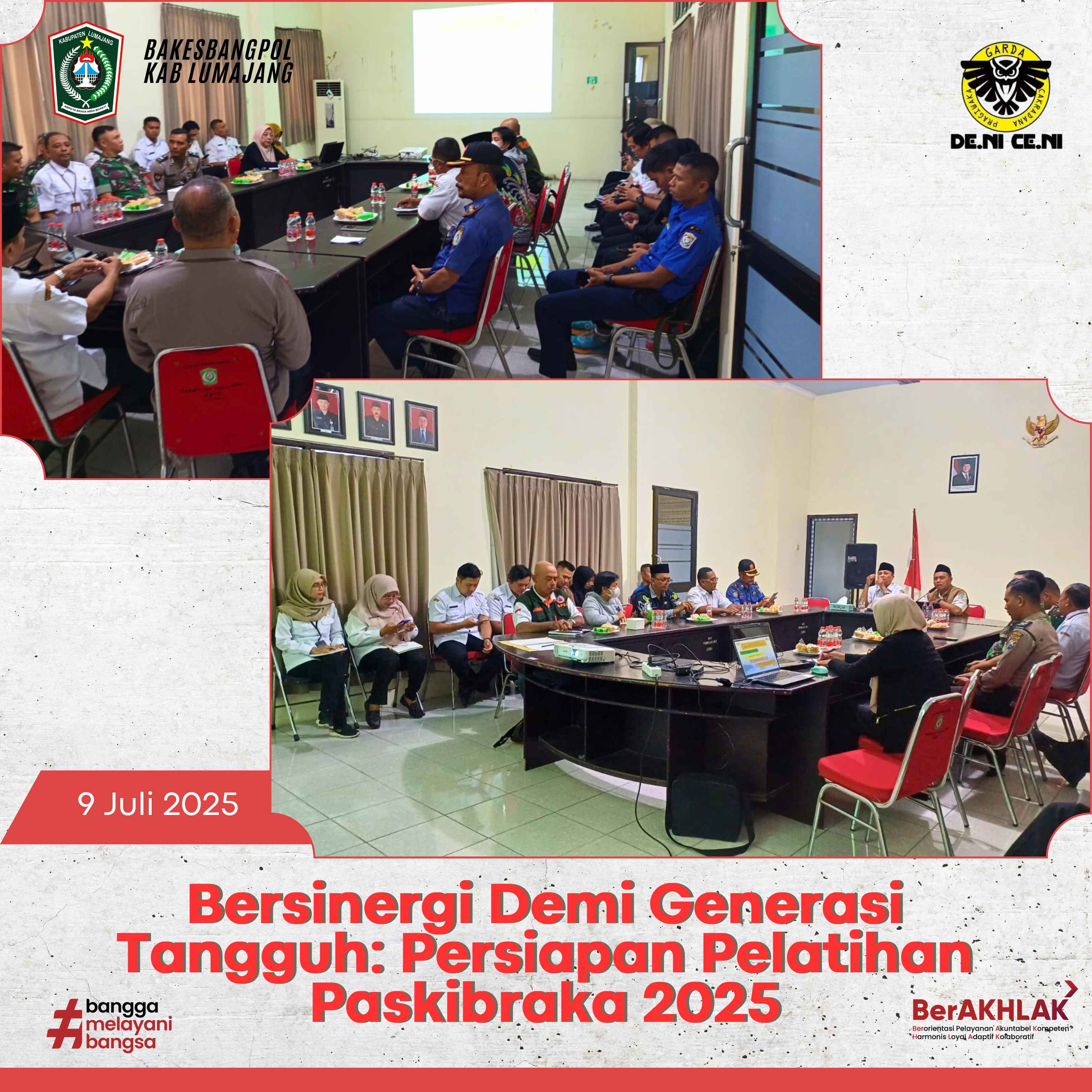 Bersinergi Demi Generasi Tangguh: Persiapan Pelatihan Paskibraka 2025