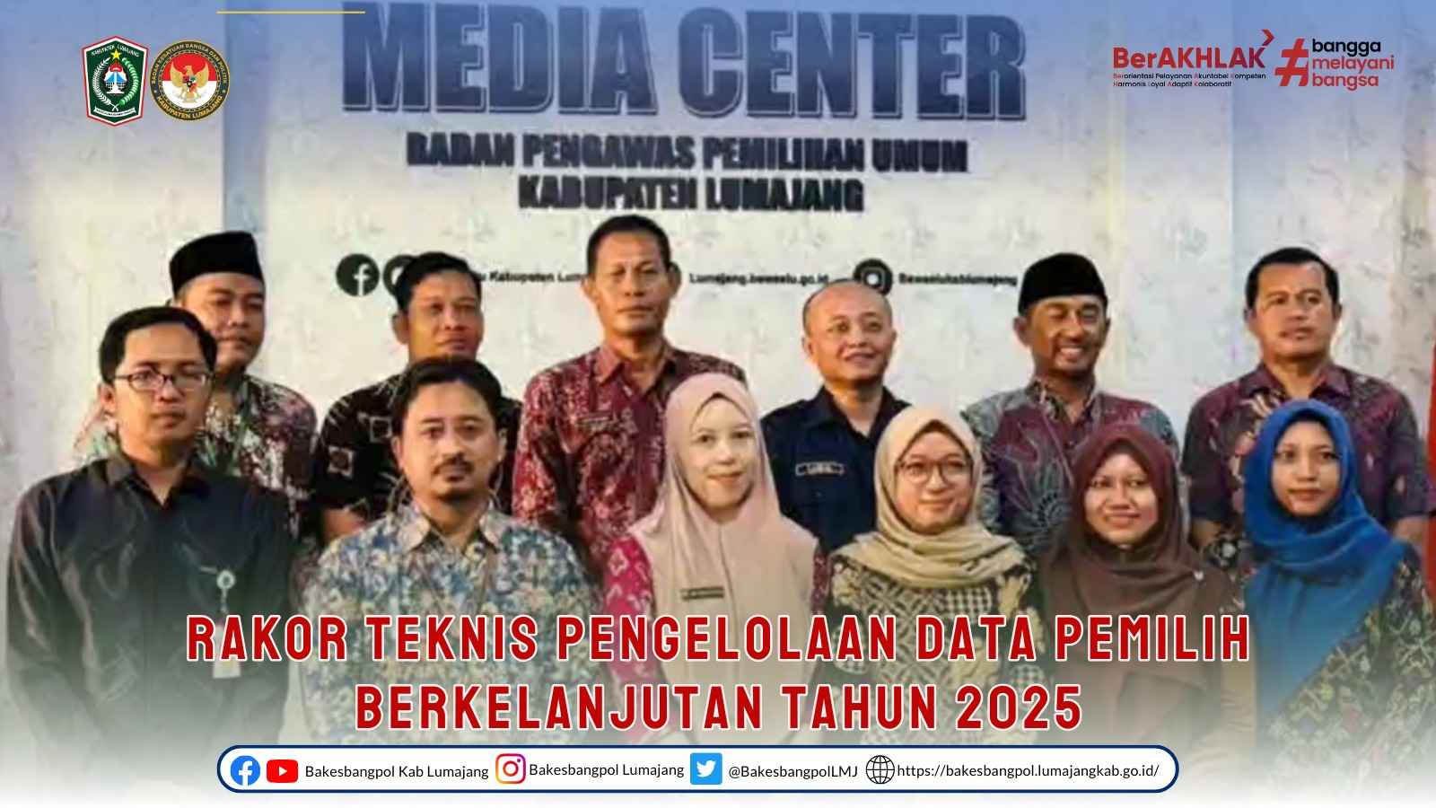 Bakesbangpol Lumajang Hadiri Rakor Teknis Pengelolaan Data Pemilih Berkelanjutan Tahun 2025