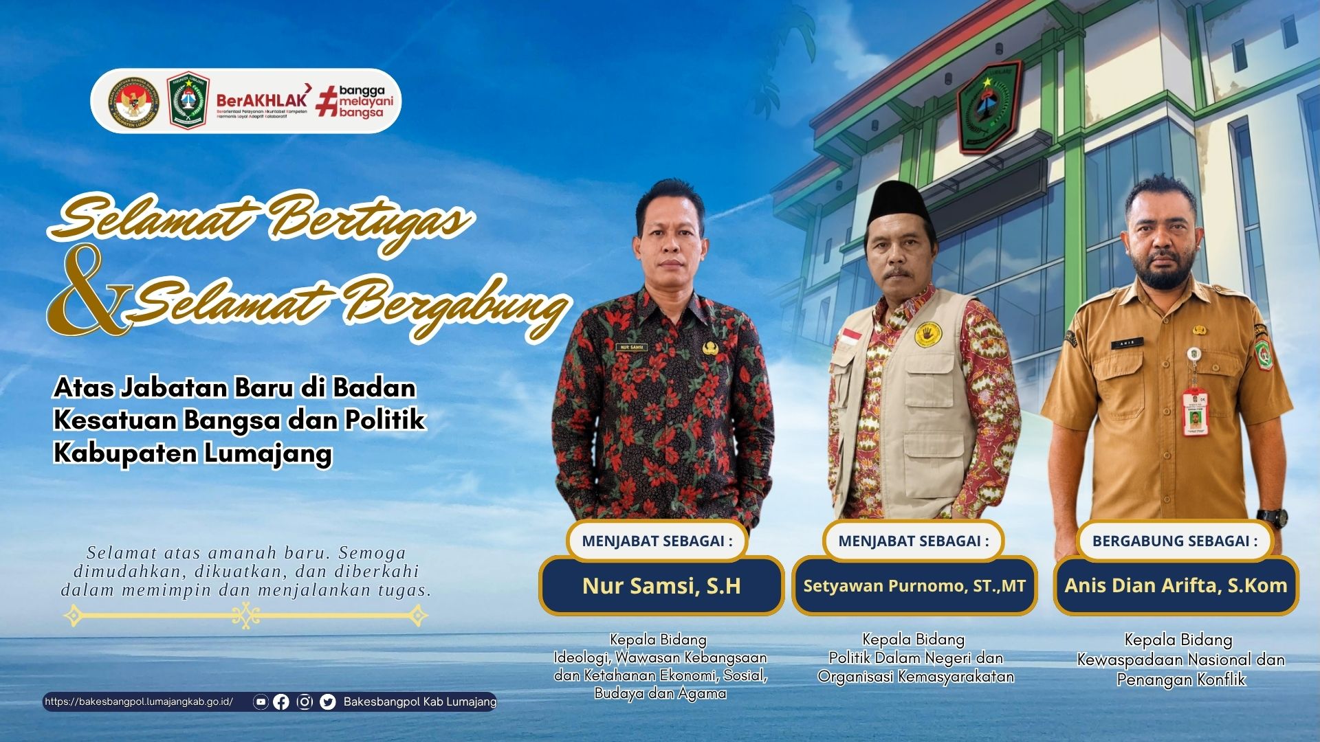 Selamat Bertugas dan Selamat Bergabung