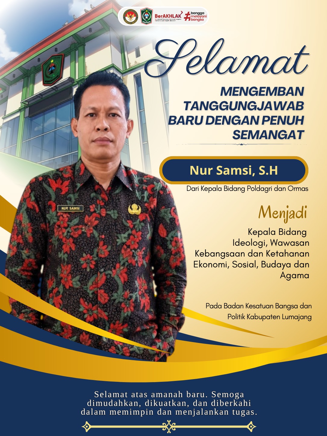 Kepala Bidang IWKK Bakesbangpol