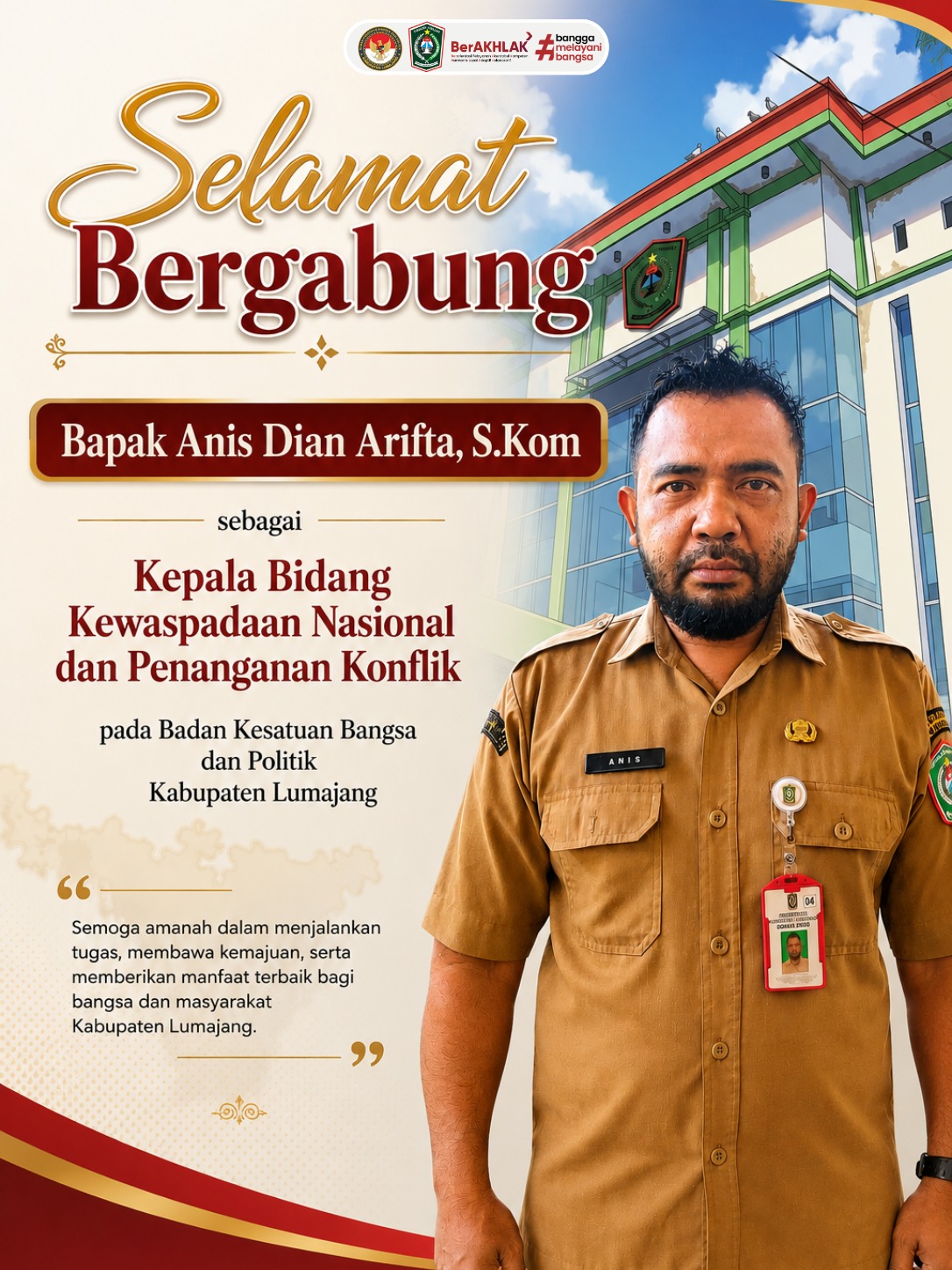 Kepala Bidang Kewaspadaan Nasional dan Penangan Konflik